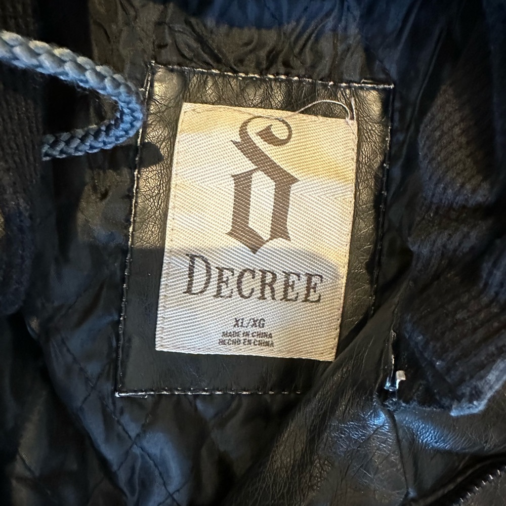 Men’s jacket with Hoody size XL black - Picture 2 of 3